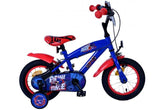 12 inch blue and red Sonic Prime Kinderfiets with two handbrakes for safety and comfort
